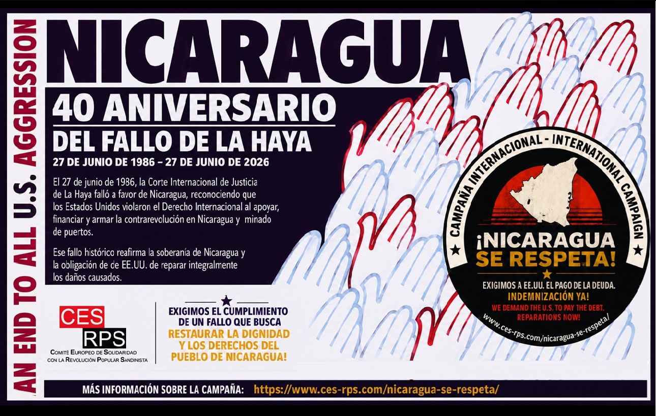 Nicaragua contra Estados Unidos: 40 años de una sentencia histórica que sigue esperando justicia